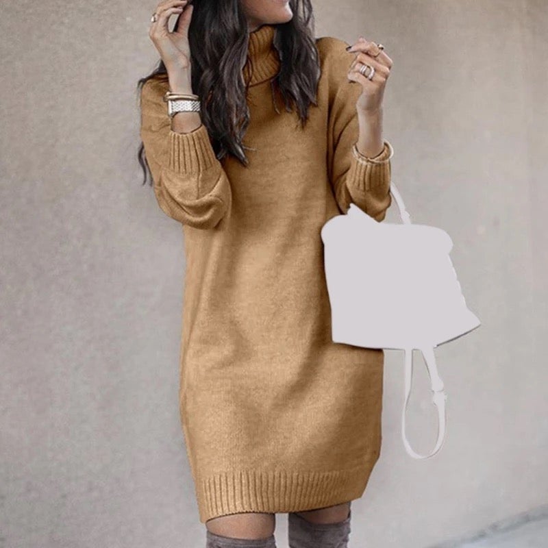 W&W Mode | Langes Strickkleid