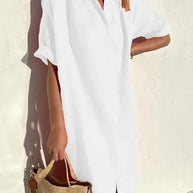 WW | Leinen Hemdkleid