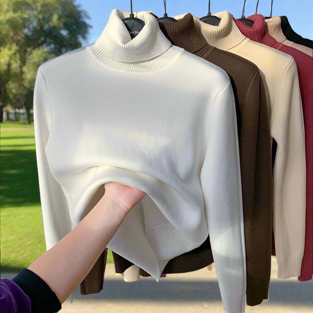 WW | Gemütlicher Woll Rollkragenpullover für Damen