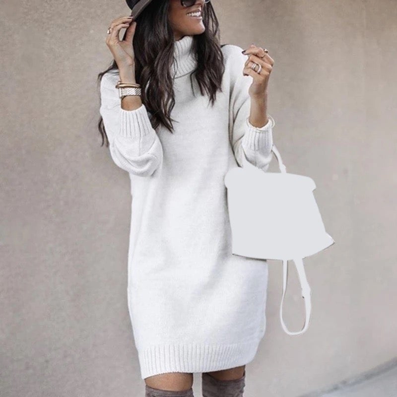 W&W Mode | Langes Strickkleid