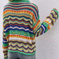 WW | Buntgestreifter Strickpullover