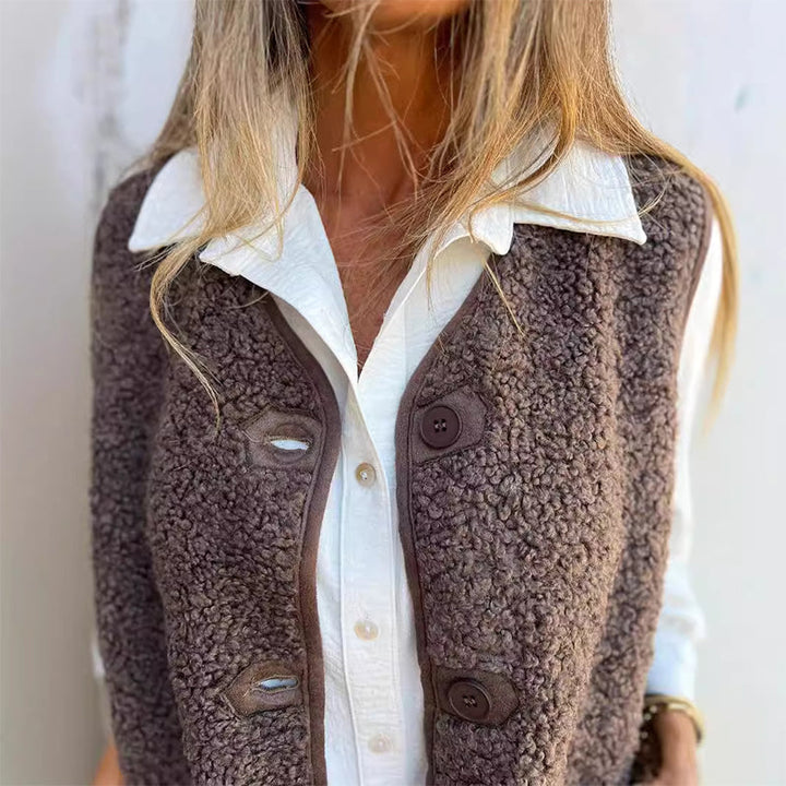 W&W Mode | Damen Herbst Button Down Weste