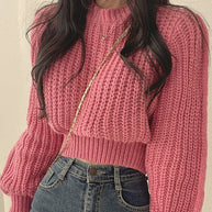 WW | Schicke Herbst Chunky Strickpullover für Frauen
