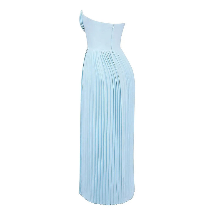 W&W Mode | Luxuriöses Schulterfreies Maxikleid