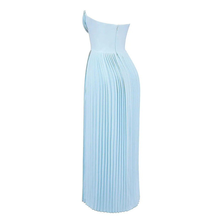 WW | Luxuriöses Schulterfreies Maxikleid