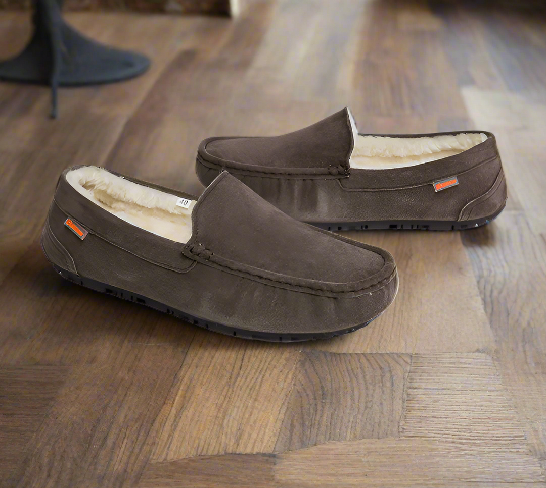 W&W Mode | Luxe Warme Gefütterte Mokassinschuhe Für Herren