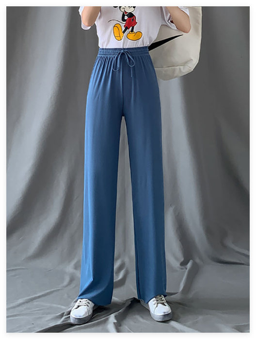 Damen weite Sweathose mit verstellbarem Bund und praktischen Taschen WW