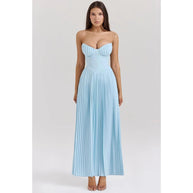 WW | Luxuriöses Schulterfreies Maxikleid