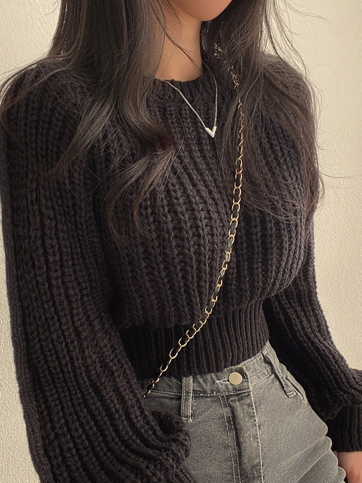 WW | Schicke Herbst Chunky Strickpullover für Frauen