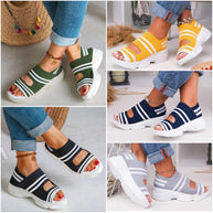 WW | Plateausandalen aus Canvas