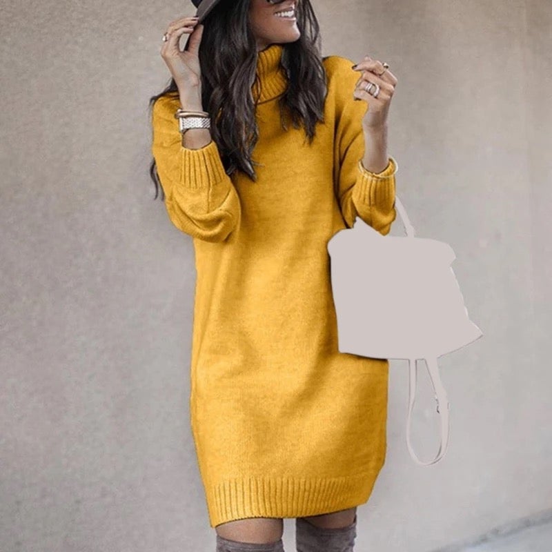 WW | Langes Strickkleid
