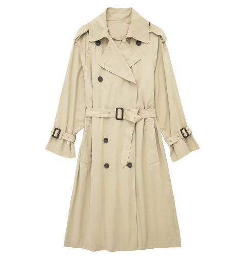 WOLFF | Lang Trenchcoat Für Frauen