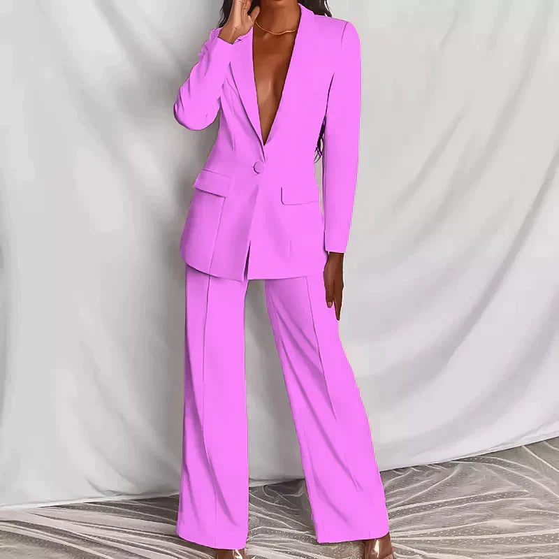 W&W Mode - Elegantes Ensemble bestehend aus einem edlen Blazer und einer eleganten Hose