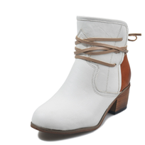 W&W - Neu Stiefel Damen Lederschuhe
