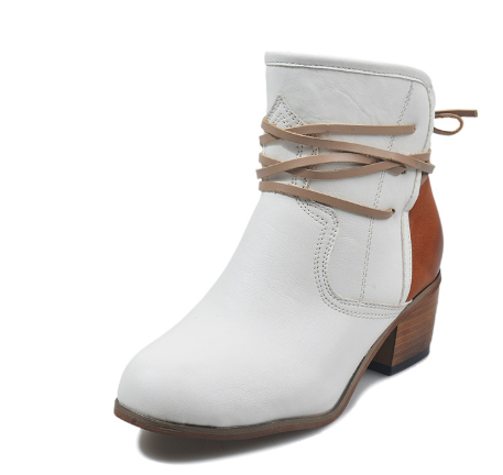 W&W - Neu Stiefel Damen Lederschuhe