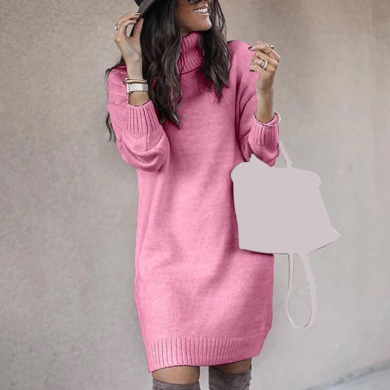 W&W Mode | Langes Strickkleid