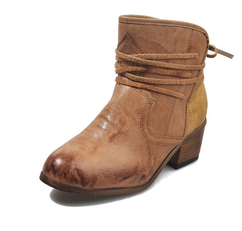 W&W - Neu Stiefel Damen Lederschuhe