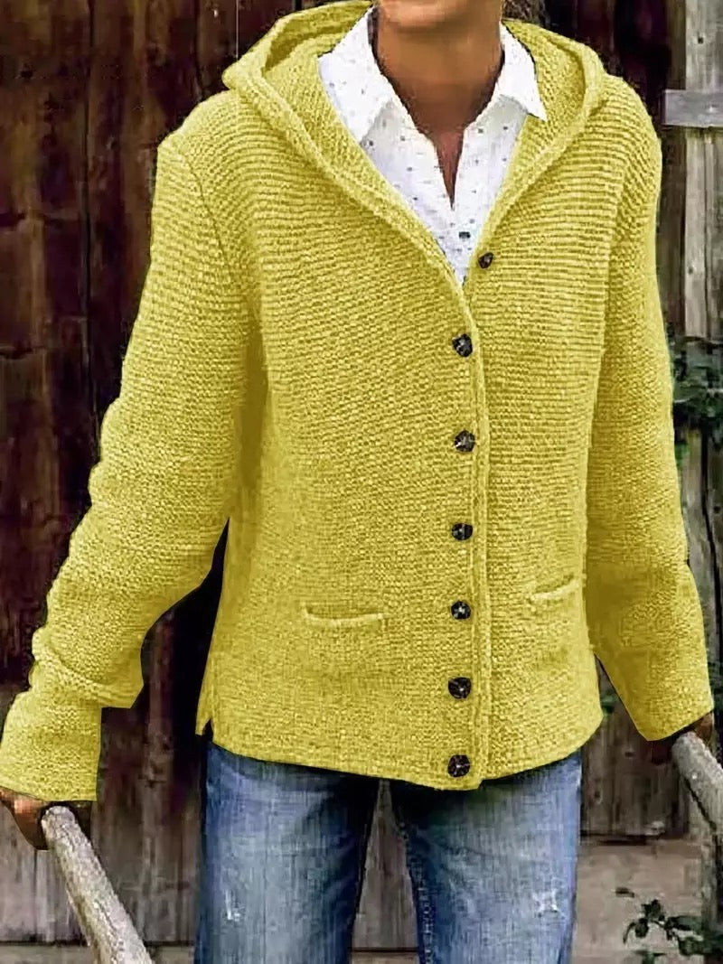 WW | Strickcardigan mit Kapuze