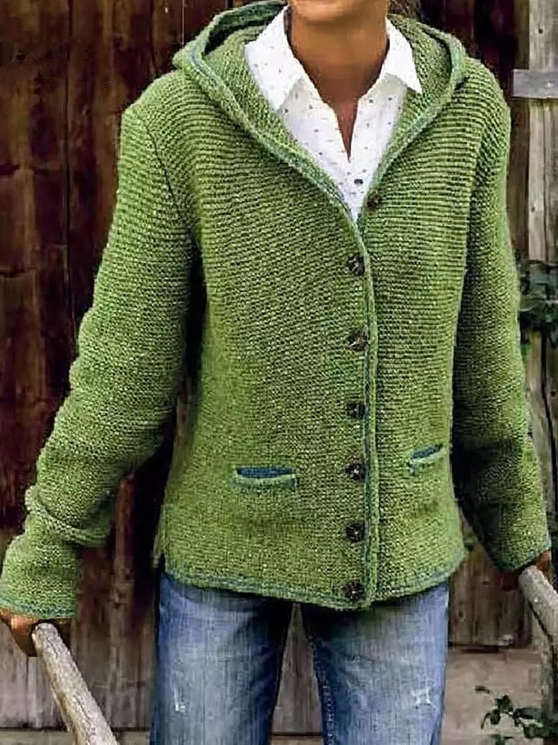 WW | Strickcardigan mit Kapuze
