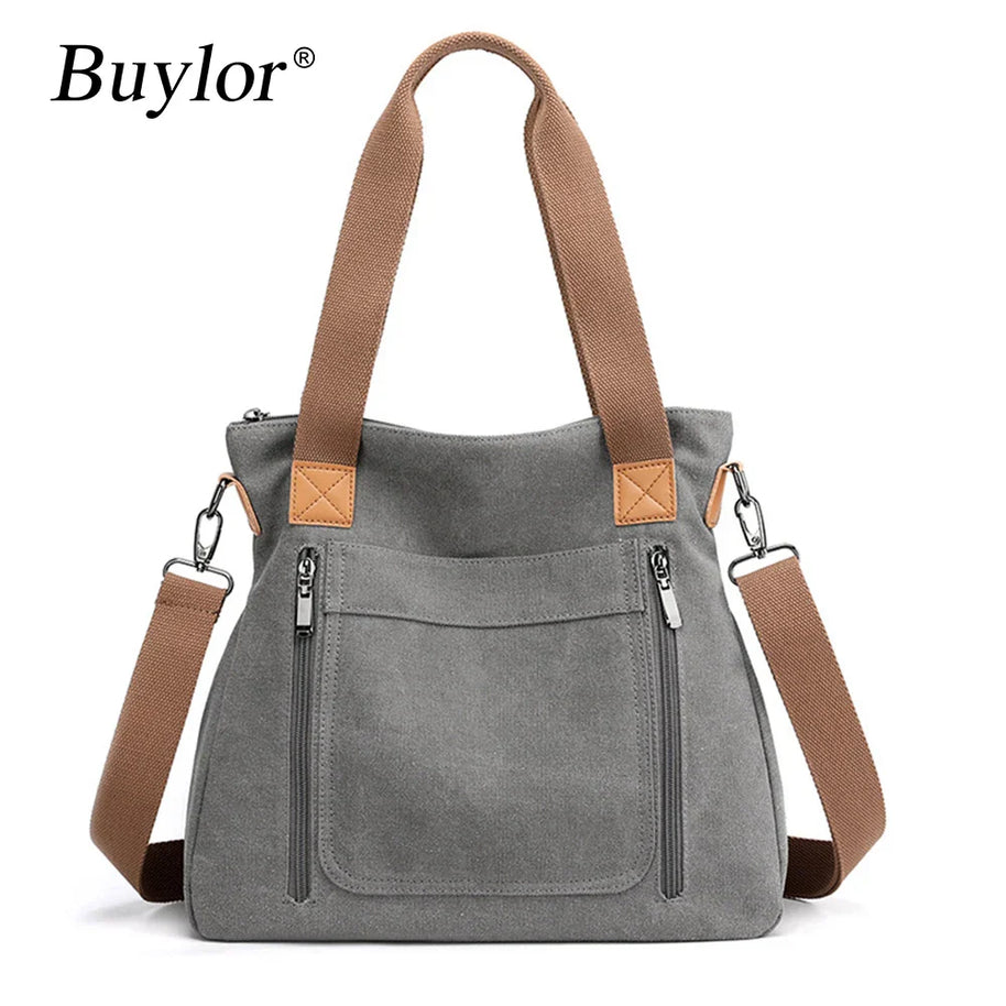 WW | Schultertasche Canvas