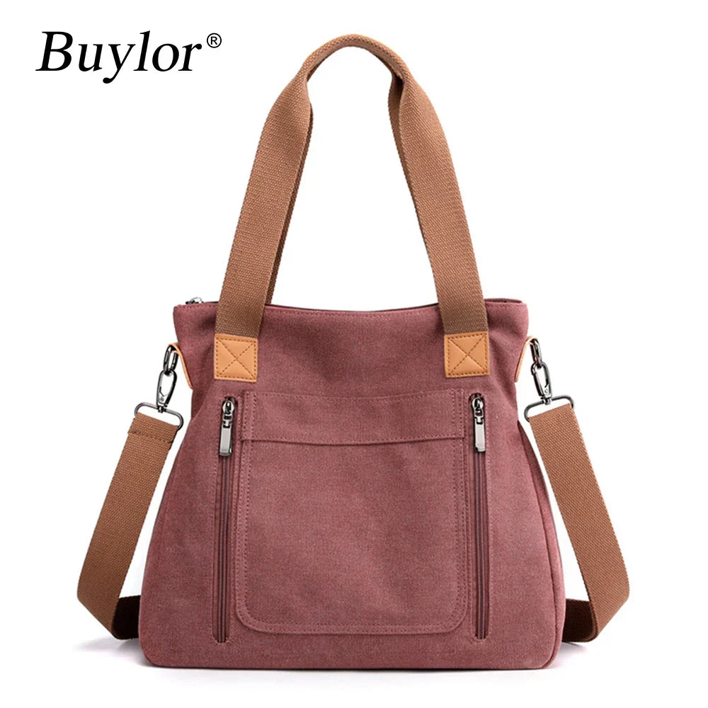 WW | Schultertasche Canvas