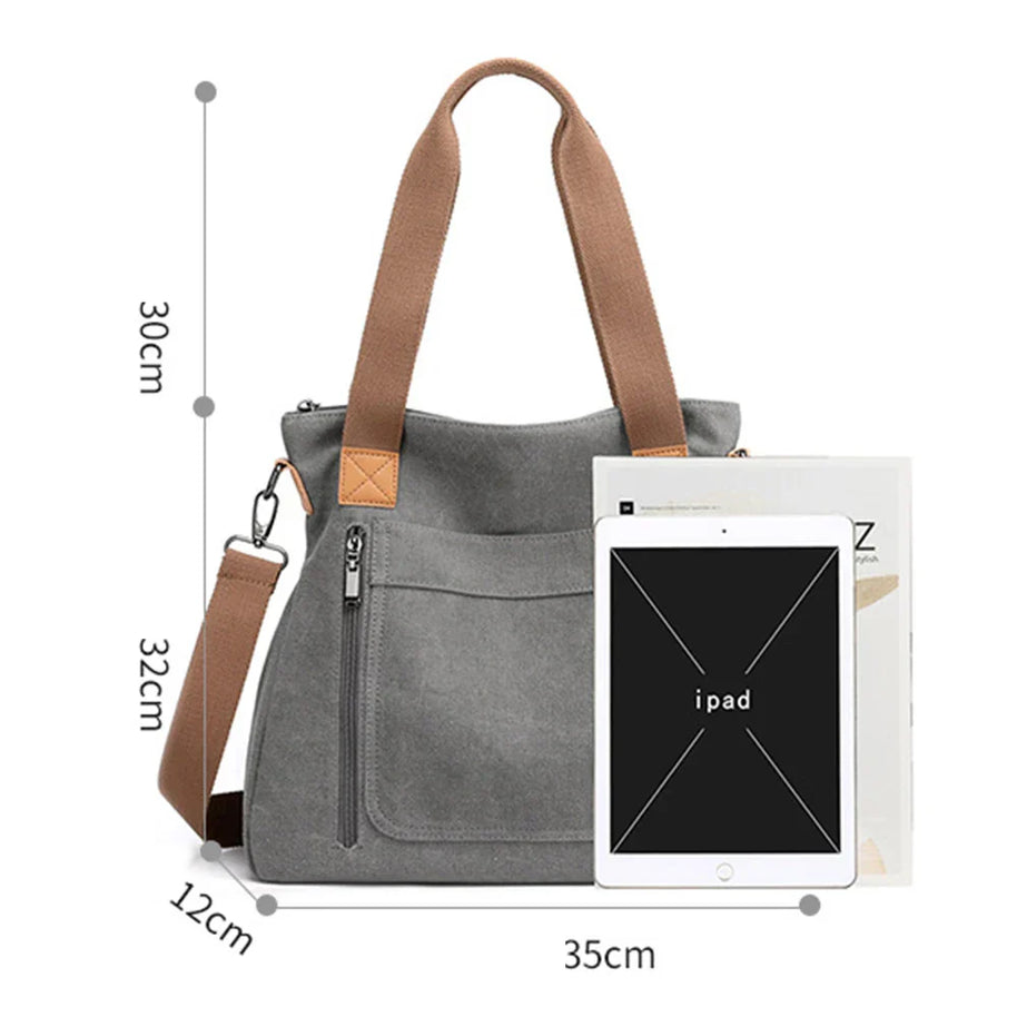 WW | Schultertasche Canvas