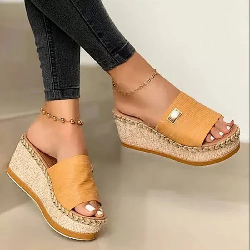 WW | Plattform Sandalen Schuhe Damen Hochhackige Dicke Sohle