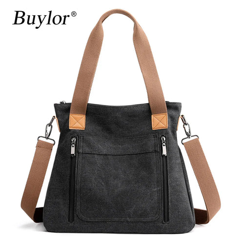 WW | Schultertasche Canvas