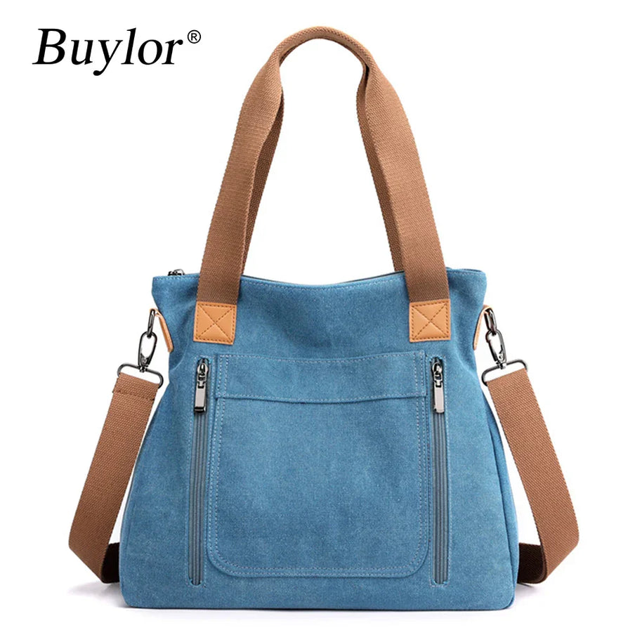 WW | Schultertasche Canvas