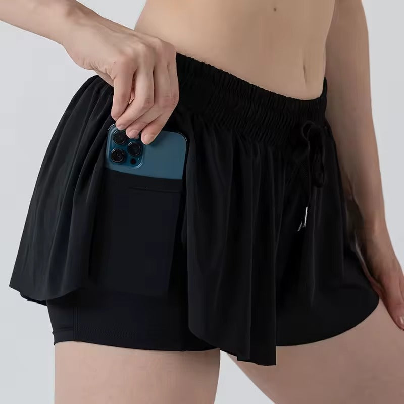 WW | 2 in 1 Damen Sportshorts