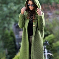 WW | Warme, Lange Strickjacke