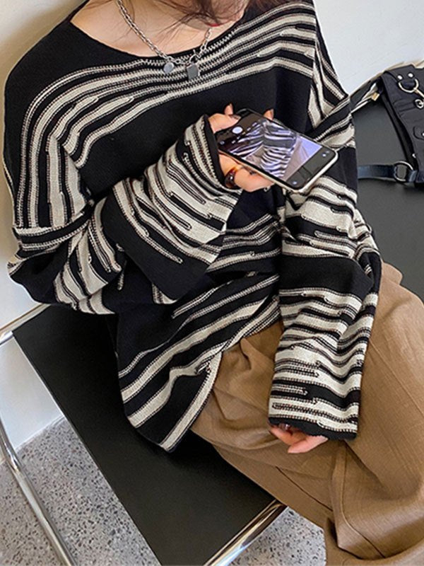 W&W Mode | oversized gestrickter Pullover