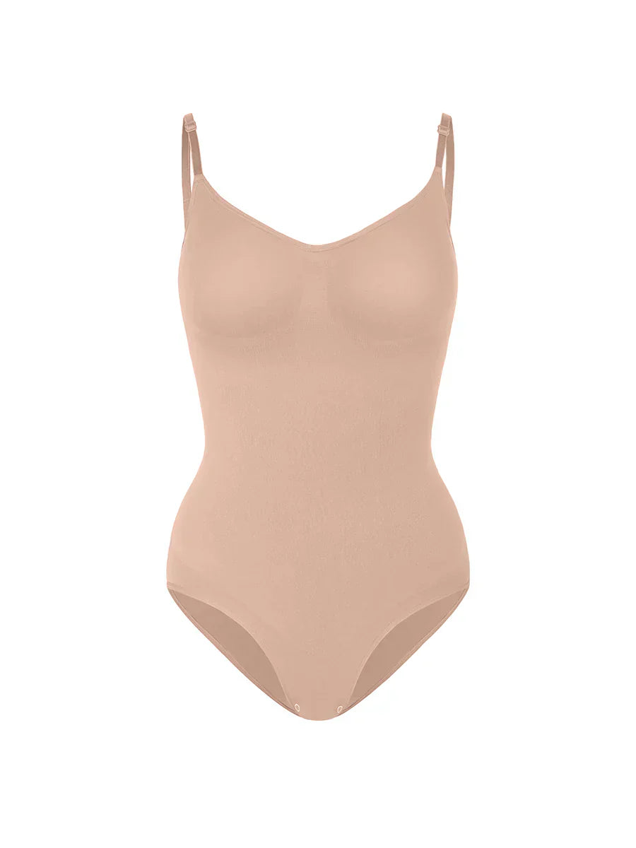 Beige Shapewear Bodysuit