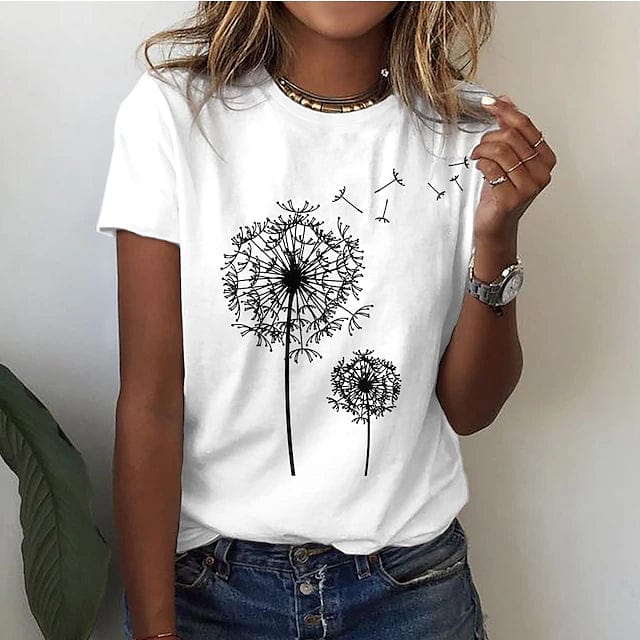 W&W Mode | Elegantes Löwenzahn Shirt