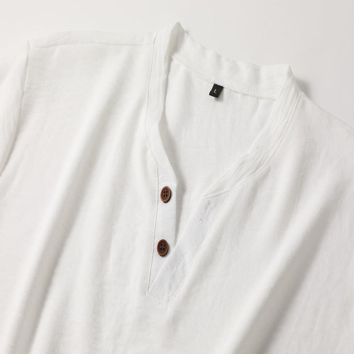 W&W Mode | Zeitloses T-shirt Mit Schmalem V-ausschnitt Für Herren