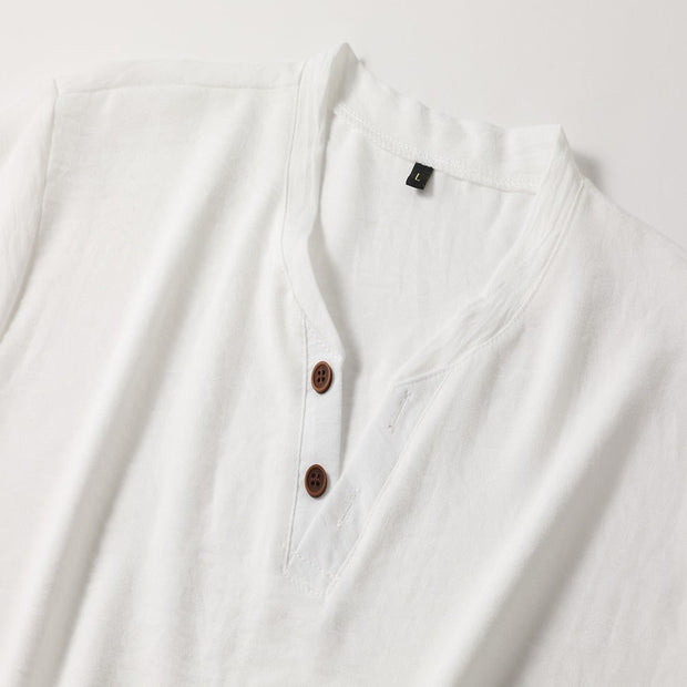 WW | Zeitloses T-shirt Mit Schmalem V-ausschnitt Für Herren
