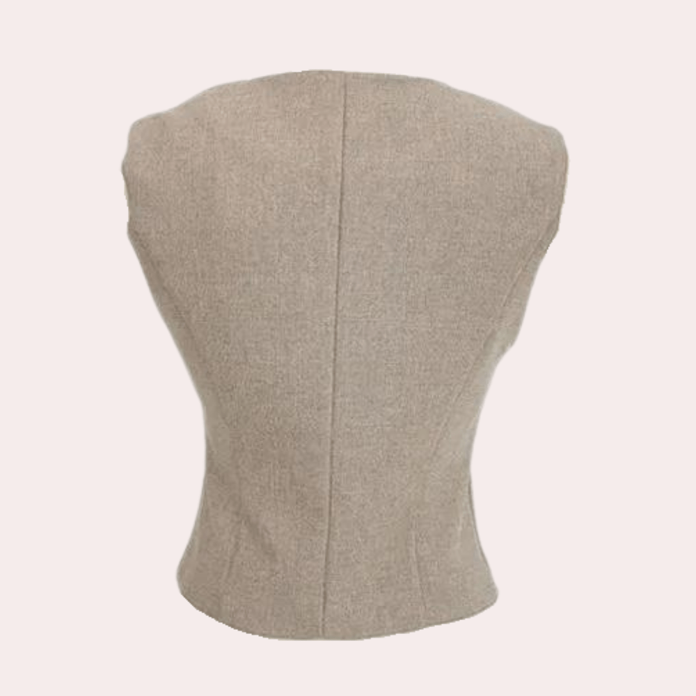 WW | Damenbekleidungssatz Elegantes 3 Teiliges Damensatz Stilvolle Hose, Weste Und Schicker Blazer