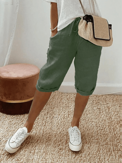 WW | Damen Shorts Kurze Hose Ultimativer Komfort Weiche Baumwollstoffe