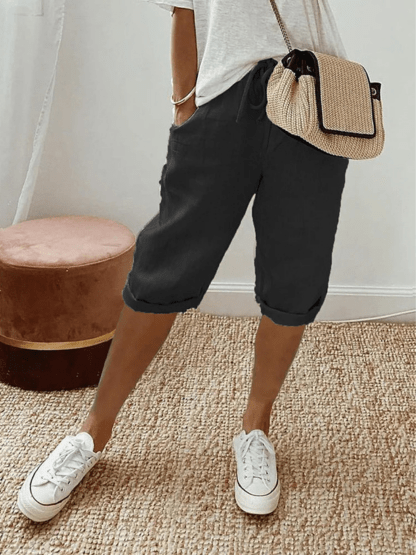WW | Damen Shorts Kurze Hose Ultimativer Komfort Weiche Baumwollstoffe