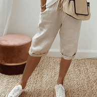 WW | Damen Shorts Kurze Hose Ultimativer Komfort Weiche Baumwollstoffe