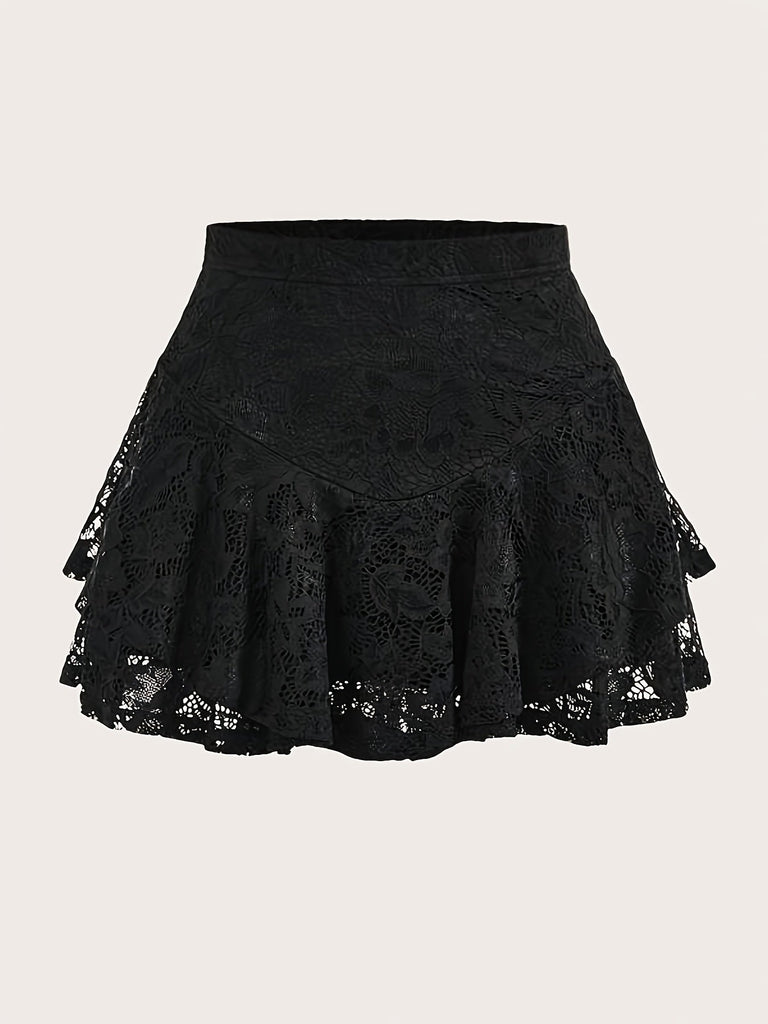 WW | Elegantes Spitzen Stretch Minikleid