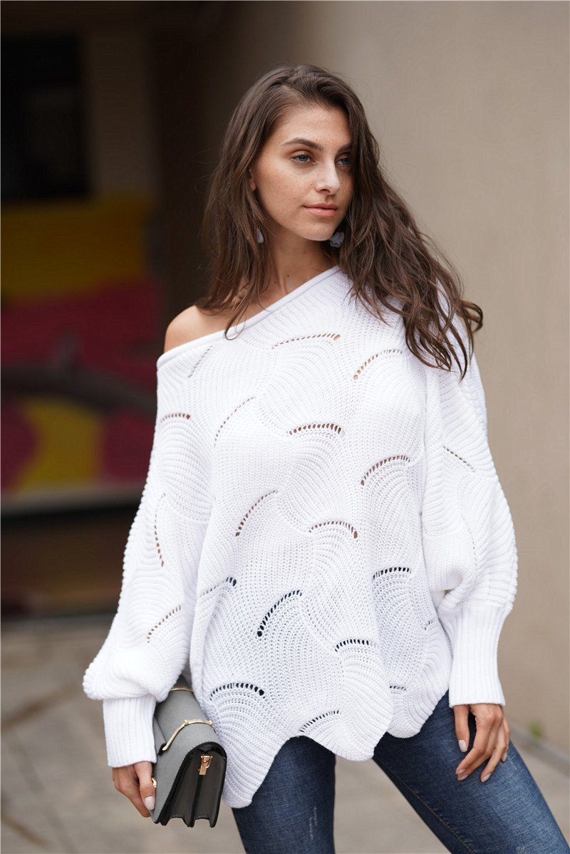 W&W Mode Es wird alles gut Strickpullover - Grün