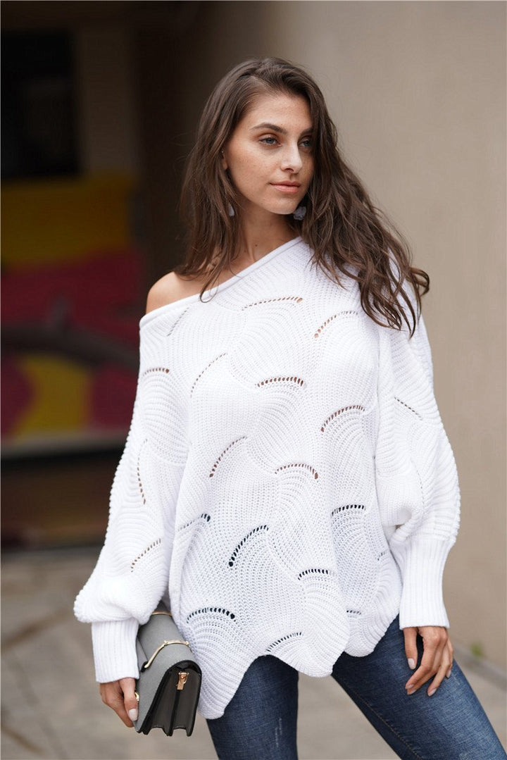 W&W Mode Es wird alles gut Strickpullover - Grün