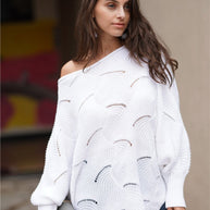 WW Es wird alles gut Strickpullover - Grün