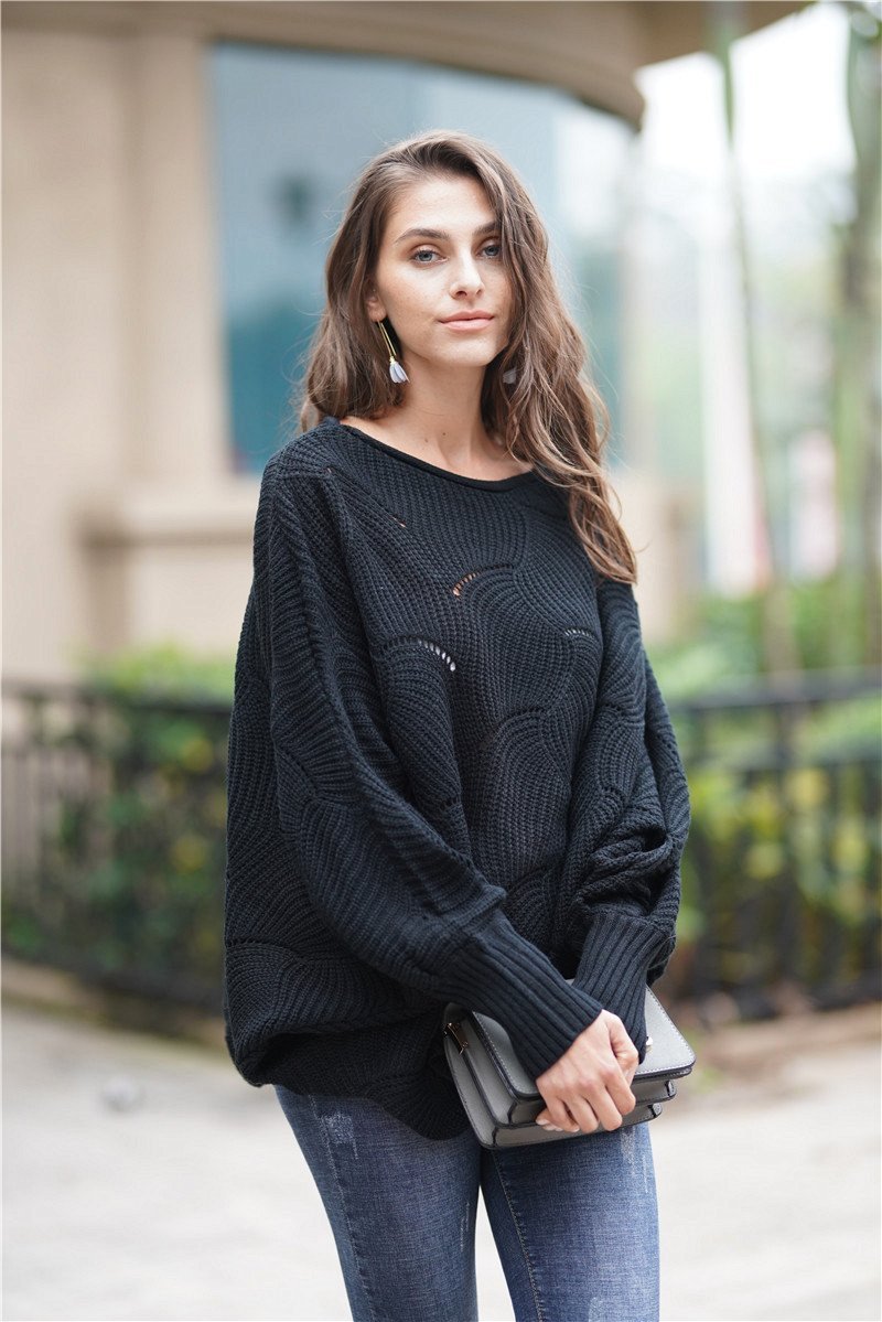 W&W Mode Es wird alles gut Strickpullover - Grün