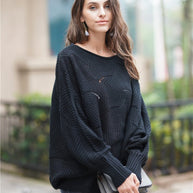 WW Es wird alles gut Strickpullover - Grün