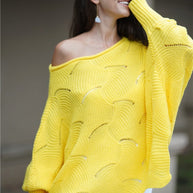 WW Es wird alles gut Strickpullover - Grün