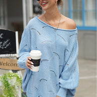 WW Es wird alles gut Strickpullover - Grün