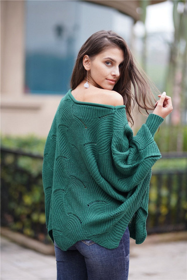 W&W Mode Es wird alles gut Strickpullover - Grün