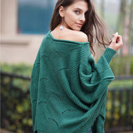 WW Es wird alles gut Strickpullover - Grün